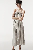 ROBE PLISSÉE AVEC LIN ZW COLLECTION