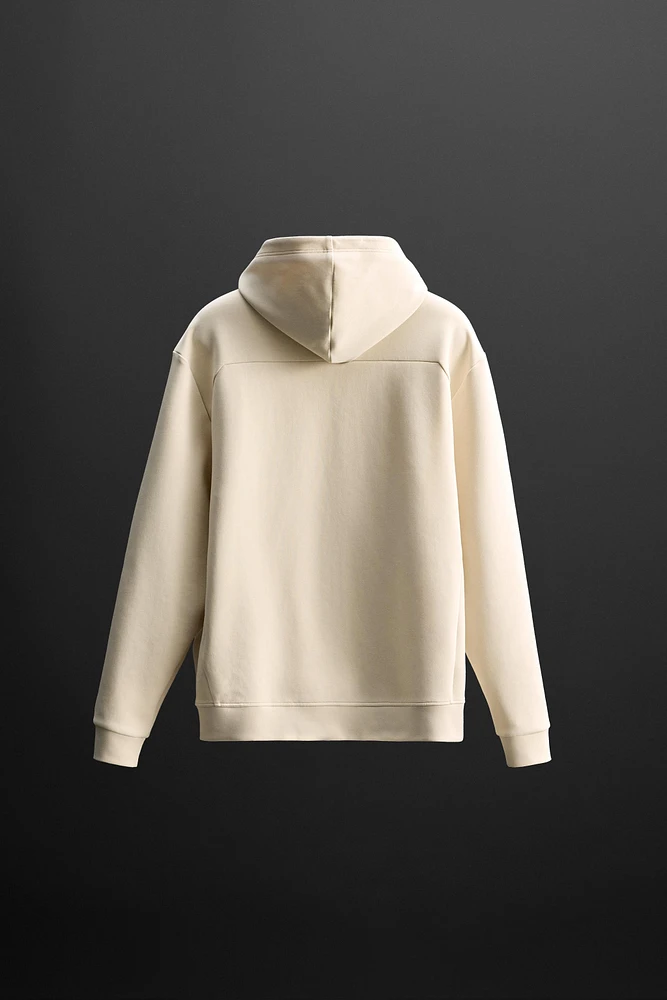 TECHNICAL ZIP SWEATSHIRT