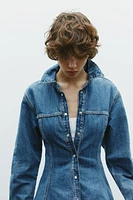 MINI-ROBE EN DENIM TRF