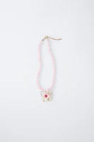 BUTTERFLY BEAD NECKLACE