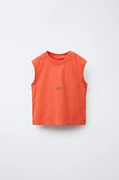 T-SHIRT TEINT EN PIÈCE LOGO