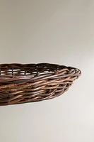 ROUND THICK RATTAN BASKET