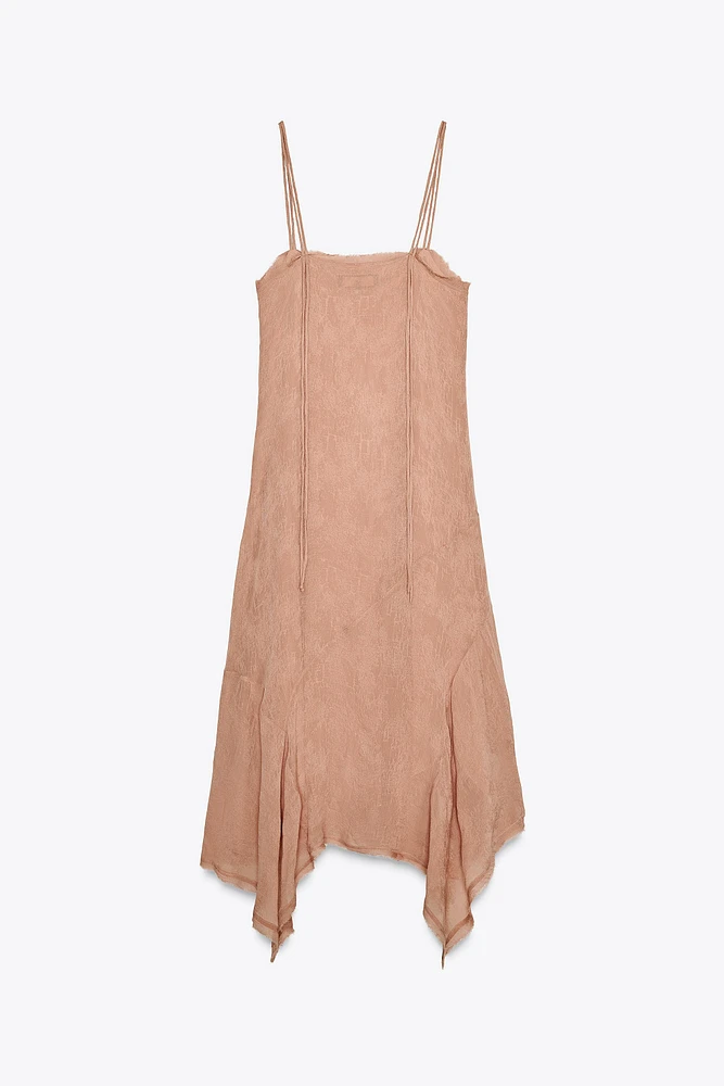 ROBE ASYMÉTRIQUE BRODÉE ZW COLLECTION