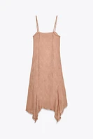 ROBE ASYMÉTRIQUE BRODÉE ZW COLLECTION