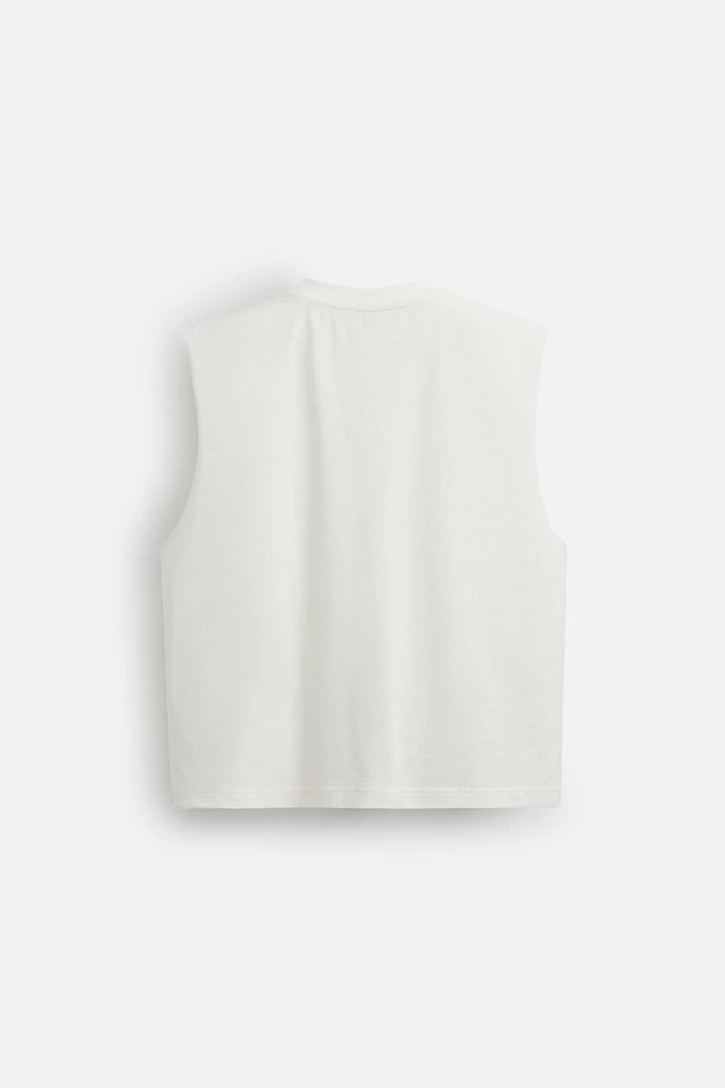 T-SHIRT IMPRIMÉ DÉLAV
