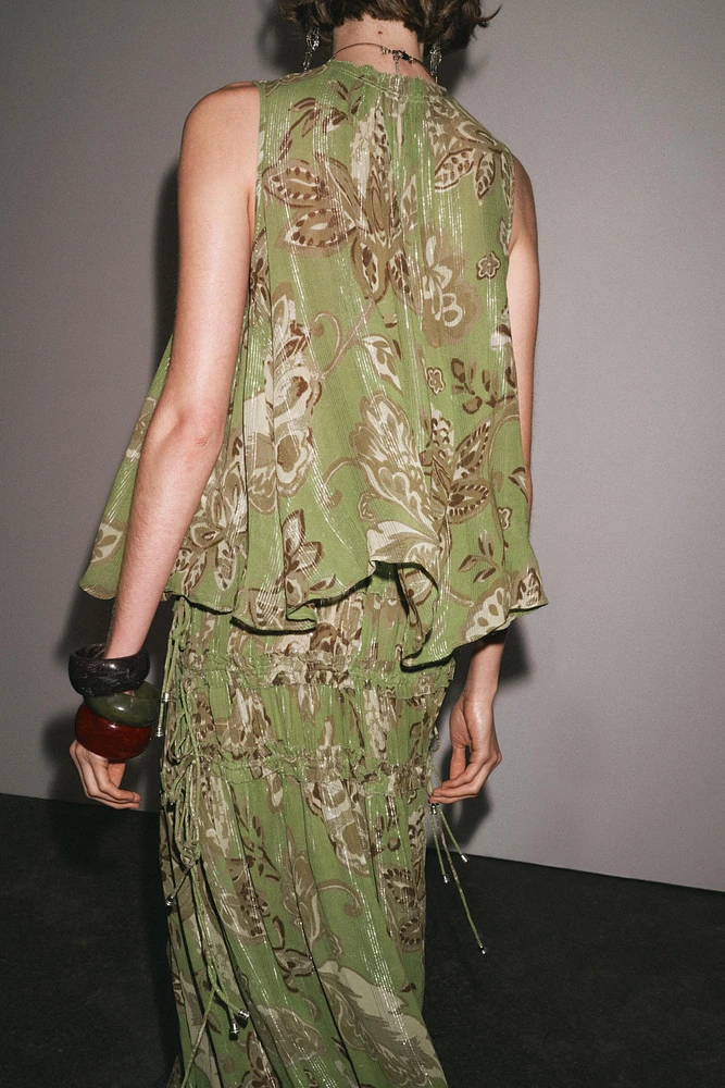 ZW COLLECTION PRINTED SKIRT