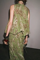 ZW COLLECTION PRINTED SKIRT