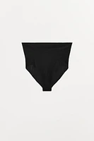 HIGH WAIST PANTIES WITH POLYAMIDE