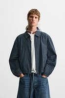 STRIPED STRUCTURED JACKET
