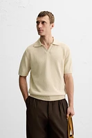 POLO EN MAILLE STRUCTURÉE