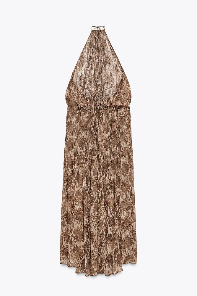 ROBE HALTER ESTAMPÉE ZW COLLECTION
