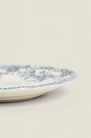 FLORAL EARTHENWARE SIDE PLATE