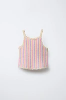 TOP EN MAILLE RAYURES