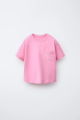 EMBROIDERED POCKET T-SHIRT