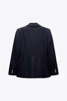 BLAZER AJUSTÉ AVEC ÉPAULETTES