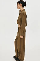 ASYMMETRIC FRONT PANTS