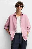 CHEMISE DÉLAVÉE EN COTON
