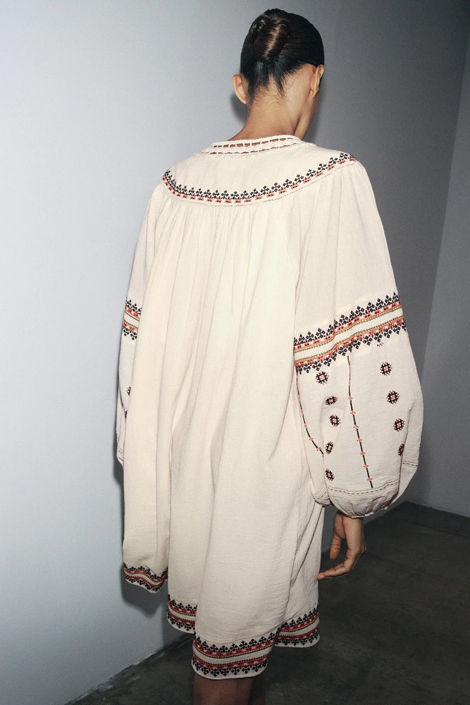 EMBROIDERED DRESS ZW COLLECTION