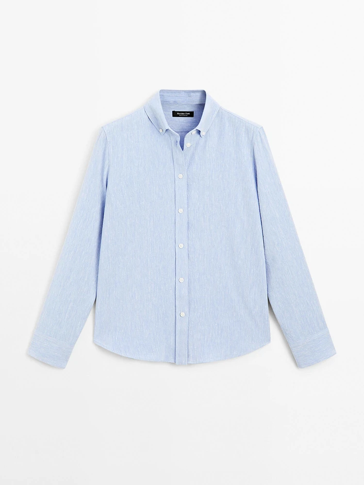 Long sleeve linen shirt