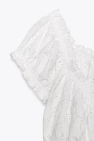 RUFFLED CROP TOP