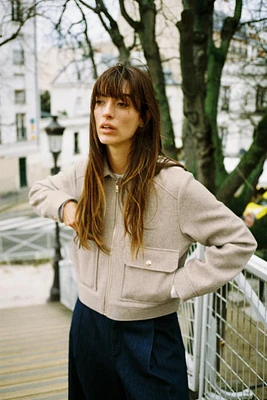 SOFT ZIPPERED JACKET