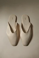 SATEEN MULE SLIPPERS