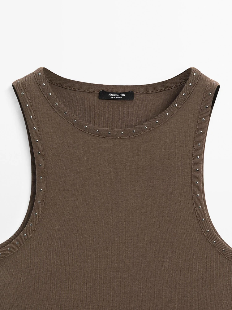 Top slim à clous