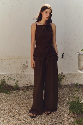 EMBROIDERED PANTS