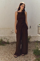 EMBROIDERED PANTS