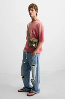 FABRIC POCKET CROSSBODY BAG