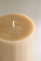 LONG CYLINDRICAL DECORATIVE CANDLE