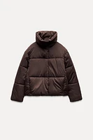 WATER AND WIND PROTECTION SHORT QUILTED ANORAK