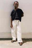 BOAT EMBROIDERY T-SHIRT