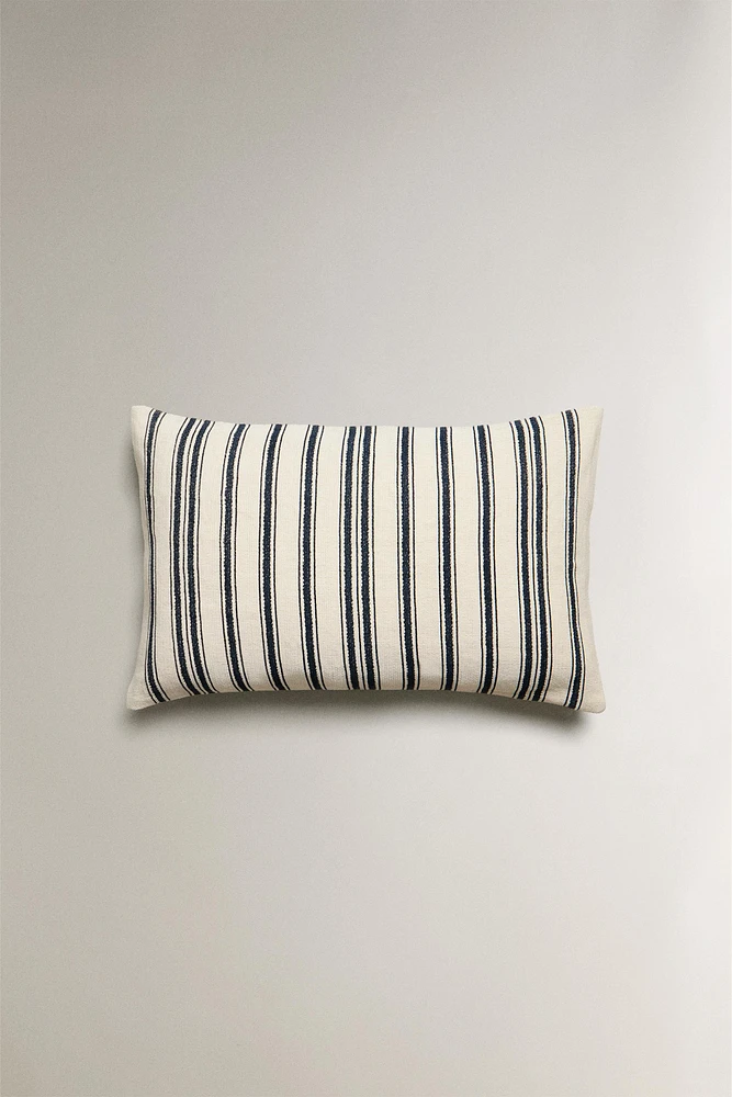 STRIPED OUTDOOR CHAIR BACK CUSHION