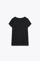 SLUB COTTON T-SHIRT