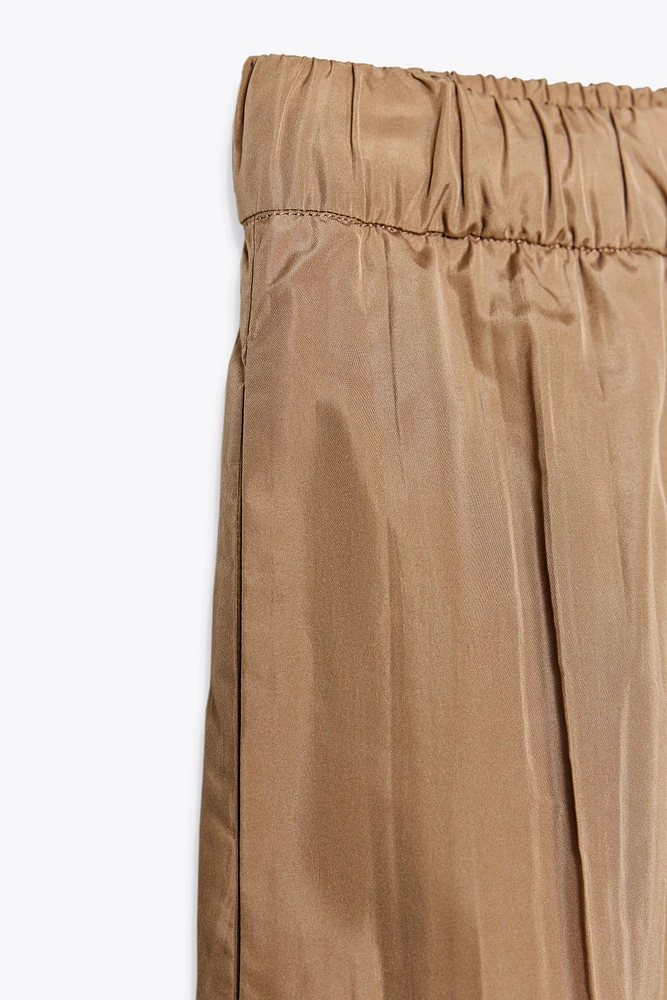 ZW COLLECTION PLEATED PALAZZO PANTS