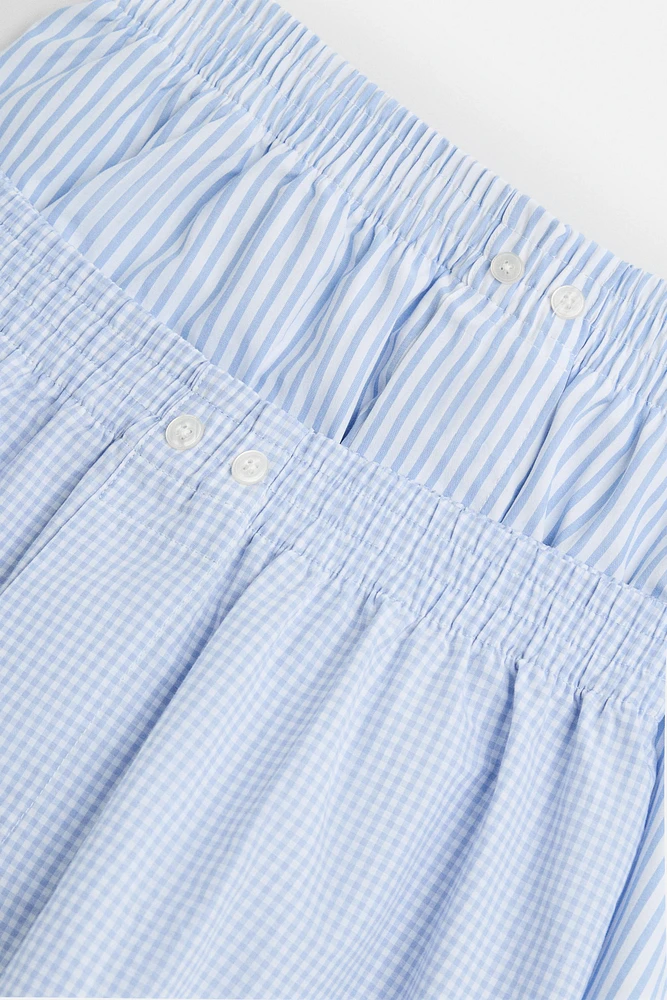 2-PACK COMBINATION POPLIN BOXERS