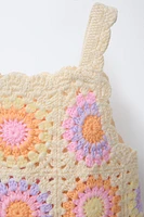 CROCHET KNIT DRESS