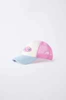 CASQUETTE EN RÉSILLE BRODÉE