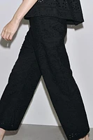 PANTALON BRODERIES AJOURÉES ZW COLLECTION
