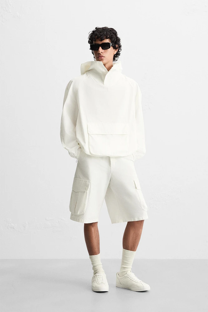 HOODED OVERSHIRT