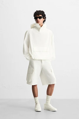 HOODED OVERSHIRT