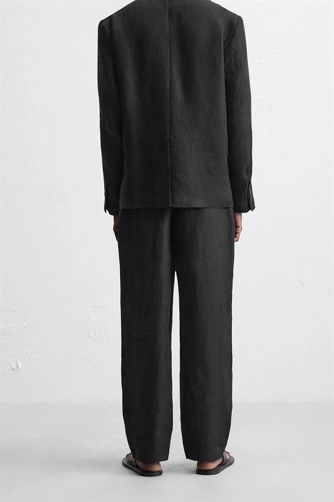 100% LINEN SUIT PANTS