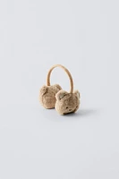 BEAR FAUX FUR EAR MUFFS