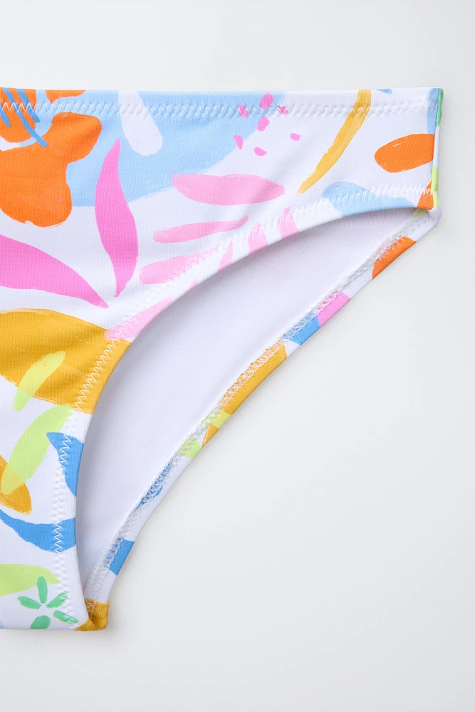6-14 YEARS/ TROPICAL PRINT BIKINI