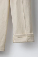 STRAIGHT FIT CENTRAL SEAM PANTS