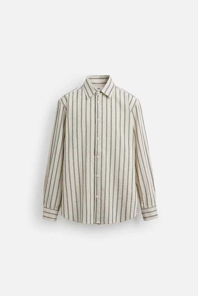 CHEMISE EN JACQUARD À RAYURES ÉDITION LIMITÉE