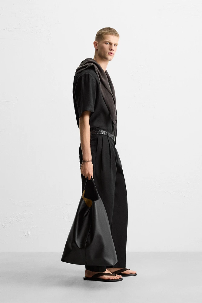 PANTALON COTON - LIN PLIS