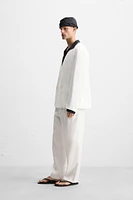 100% LINEN SUIT BLAZER