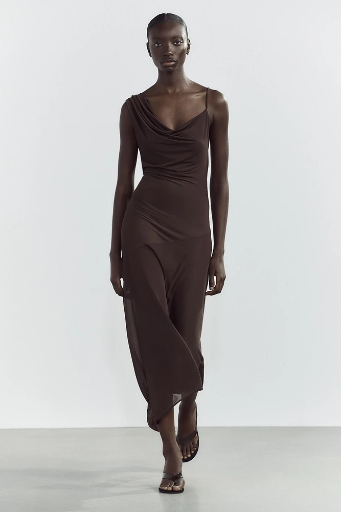 LONG ASYMMETRICAL DRESS